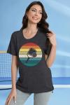 Funny Pickleball Shirts for Women Casual Tee