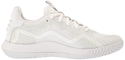 Adidas Women's SoleMatch Control Sneaker in White/Silver/Grey