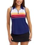 Quick Dry Sleeveless Women's Pickleball Polo Top