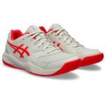 Asics Women's Gel-Dedicate 8 Pickleball Shoes, Cream/Red