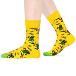 WeciBor Men's Funny Pickleball Crew Socks - 4 Pairs