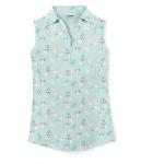 Funny Mint Quick Dry Sleeveless Golf Shirt for Women