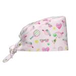 Adjustable Pickleball Sweatband Tie Back Cap