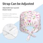 Adjustable Pickleball Sweatband Tie Back Cap