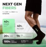 Cushioned Pickleball Socks with Grip and Support