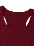 Women’s Racerback Pickleball Tank Top - Wine Red