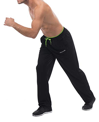 CENFOR Men's Open Bottom Athletic Sweatpants