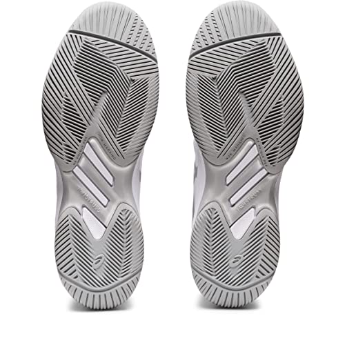 ASICS Women's Pickleball Shoes, Size 8.5, White/Silver