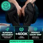 Cushioned DualGrip™ Pickleball Performance Crew Socks