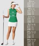 Casei Women's Quick-Dry Sleeveless Golf Polo - Green