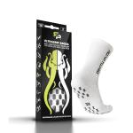 Official Non-Slip Grip Pickleball Socks - White