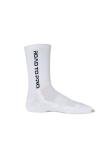 Official Non-Slip Grip Pickleball Socks - White