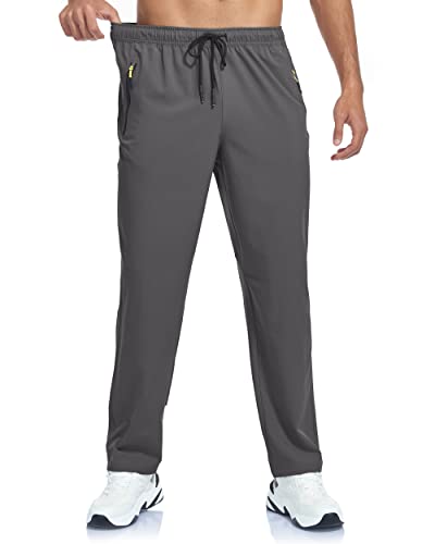 Men's Quick Dry Sweatpants with Zipper Pockets