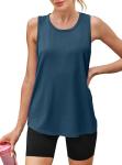 Dark Blue Racerback Tank for Women XXL