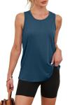 Dark Blue Racerback Tank for Women XXL