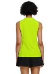 Women's Sleeveless Quick-Dry Pickleball Polo, Neon Green