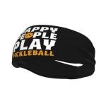 Happy People Play Pickleball Wicking Headbands
