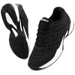 Men's Breathable Pickleball Shoes - Black Sneakers