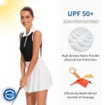 Women’s Sleeveless Black Pickleball and Tennis Top