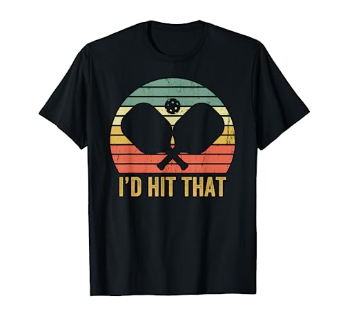Retro Pickleball Player Funny Graphic Tee
