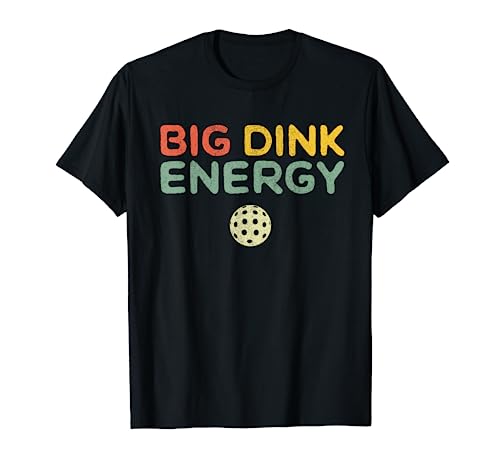 Big Dink Energy Retro Pickleball T-Shirt for Men