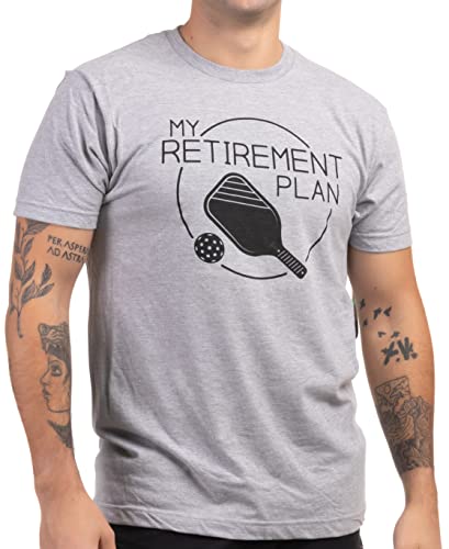 Pickleball Retirement Plan Men's Athletic Grey T-Shirt