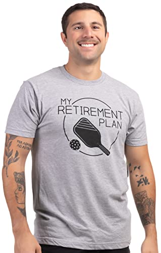 Pickleball Retirement Plan Men's Athletic Grey T-Shirt