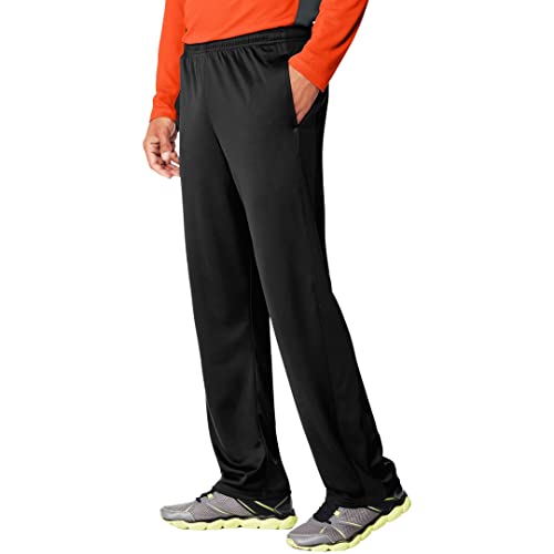 Men's Black Performance Training Pants with Pockets