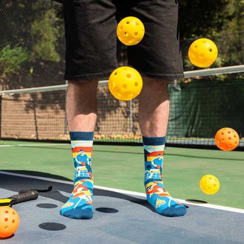 Funny Pickleball Socks for Men and Women