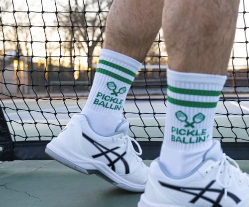 Performance Pickleball Crew Socks for Men and Women