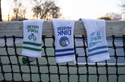 Performance Pickleball Crew Socks for Men and Women