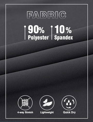 Men's Quick Dry Athletic Hiking Pants for Pickleball