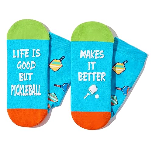 Light Blue Unisex Pickleball Socks for Men and Women