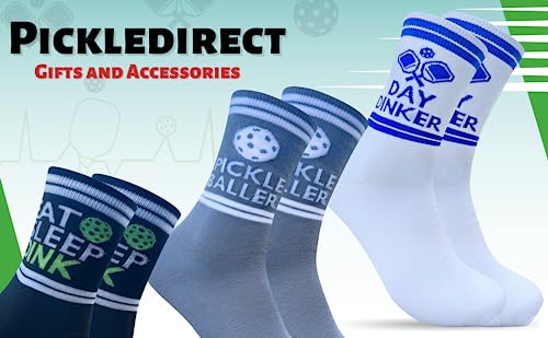 Monkey Stix 3 Pack Pickleball Socks - Size 8-13