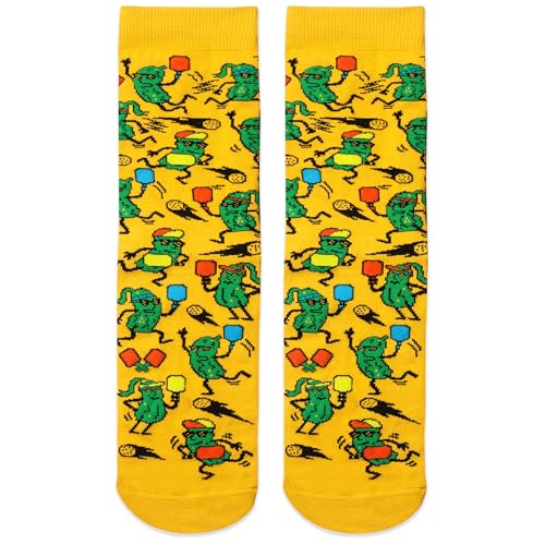 Men's Novelty Pickleball Socks - Fun Gift for Sports