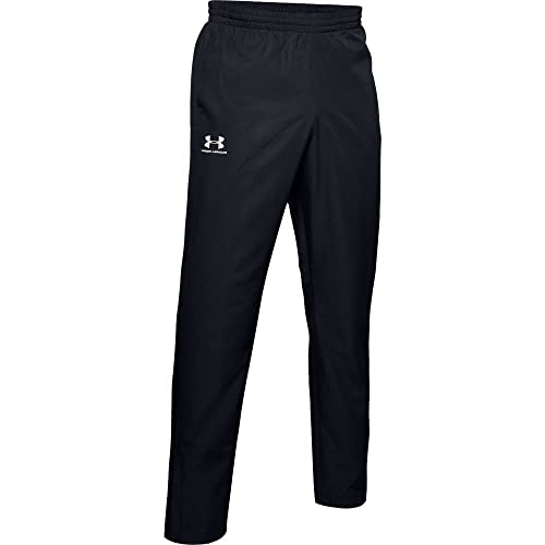 UA Woven Vital Workout Pants, 4XLT, Black/Onyx White