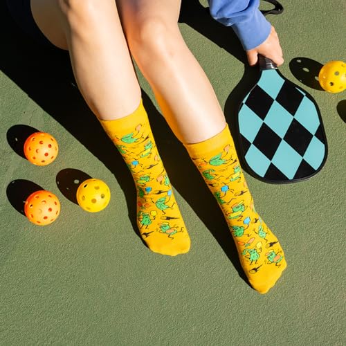 Men's Novelty Pickleball Socks - Fun Gift for Sports