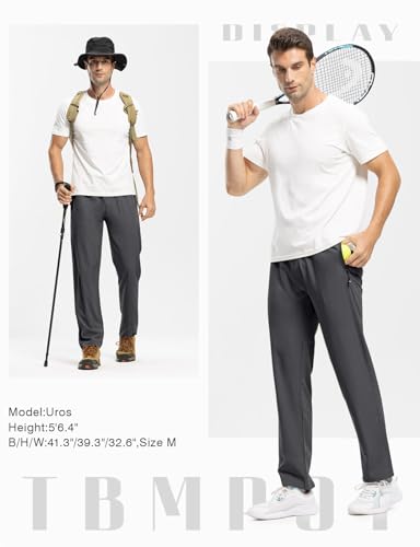 Men's Quick Dry Athletic Hiking Pants for Pickleball