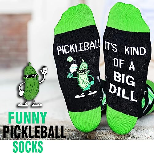 Funny Pickleball Socks for Women and Men