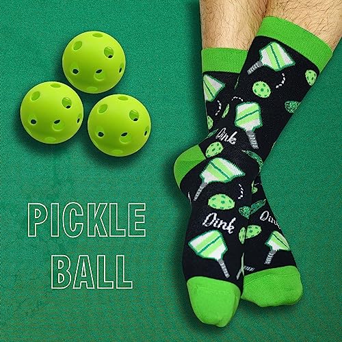 Funny Pickleball Socks for Women and Men
