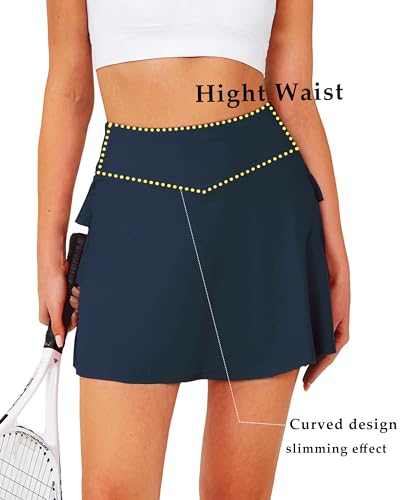 JACK SMITH Women's Navy Pickleball Athletic Skort