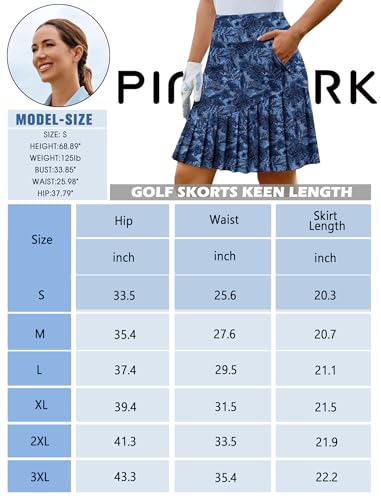 Leopard Print Women's Pleated Tennis Skirts XL