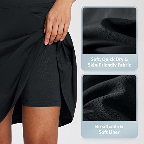 Women's Pickleball Athletic Skorts with Pockets and Ruffle