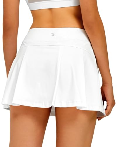 Women's High Waisted Pickleball Skort with Inner Shorts