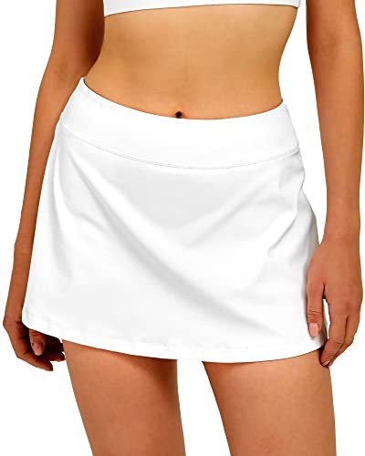 Women's High Waisted Pickleball Skort with Inner Shorts