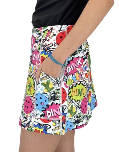 Women's Pickleball Skort, 15" Length - Large Size