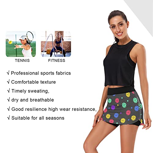Colorful Pickleball Women's Skorts with Pockets for Athletics