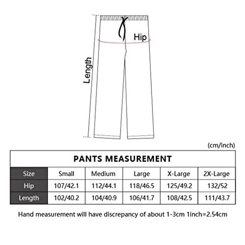 Men's Pickleball Pattern Lounge Pants with Elastic Waistband
