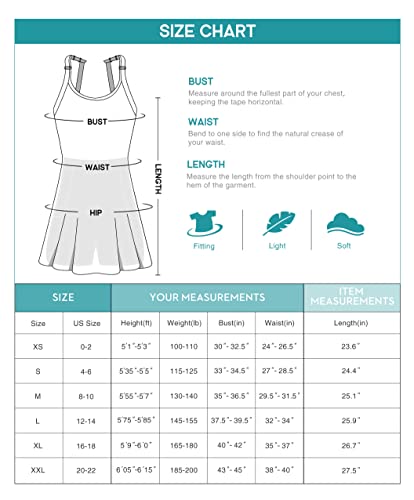 Women's Black Twisted Tennis Dress with Built-In Bra