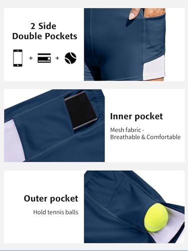 Women's Pickleball Athletic Dress with Shorts and Pockets